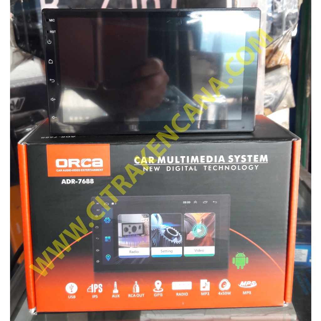 Headunit ORCA Android Auto+CarPlay 7inch