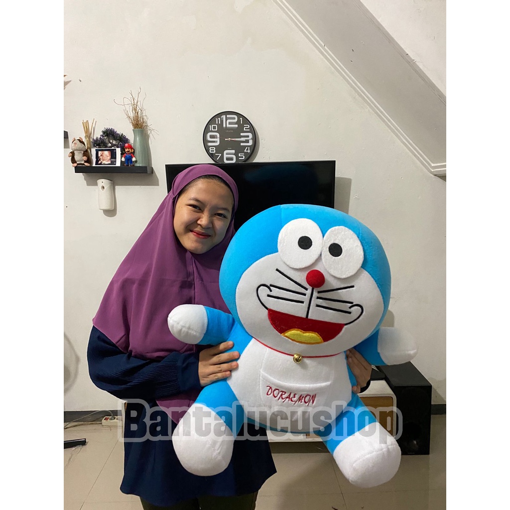 Boneka Doraemon Jumbo Duduk Super Halus SNI Rapih