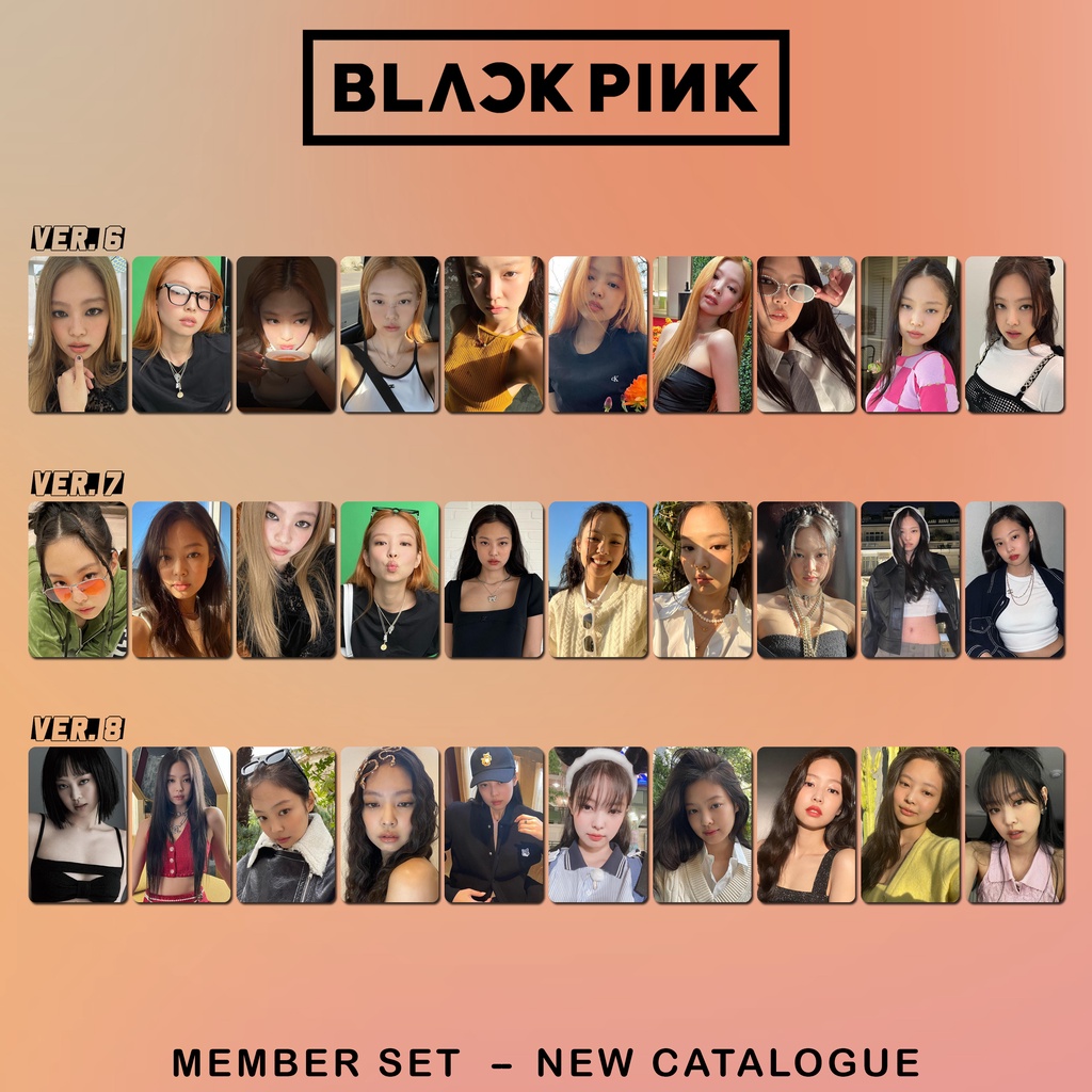 UNOFFICIAL PHOTOCARD BLACKPINK MEMBER SELCA