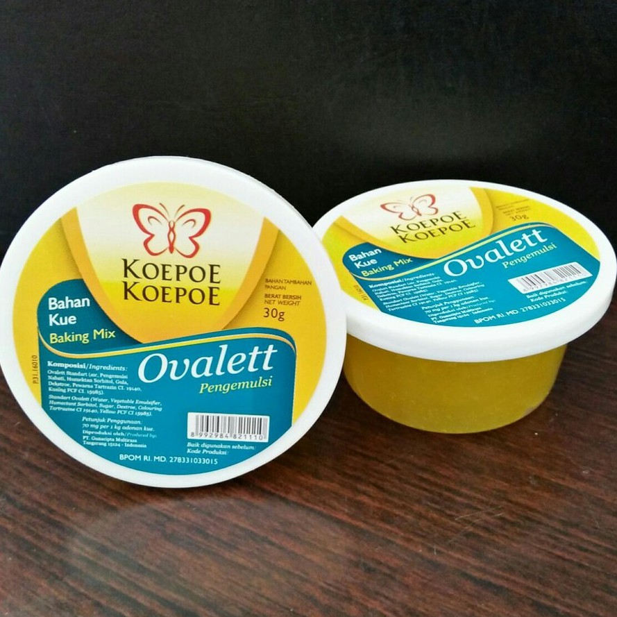 Koepoe Koepoe Ovalett 35 Gram / Ovalett Koepoe Pengemulsi Baking Mix Emulsifier Bahan Kue Murah