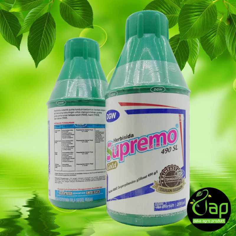 HERBISIDA SUPREMO 490SL 200ML HERBISIDA SISTEMIK