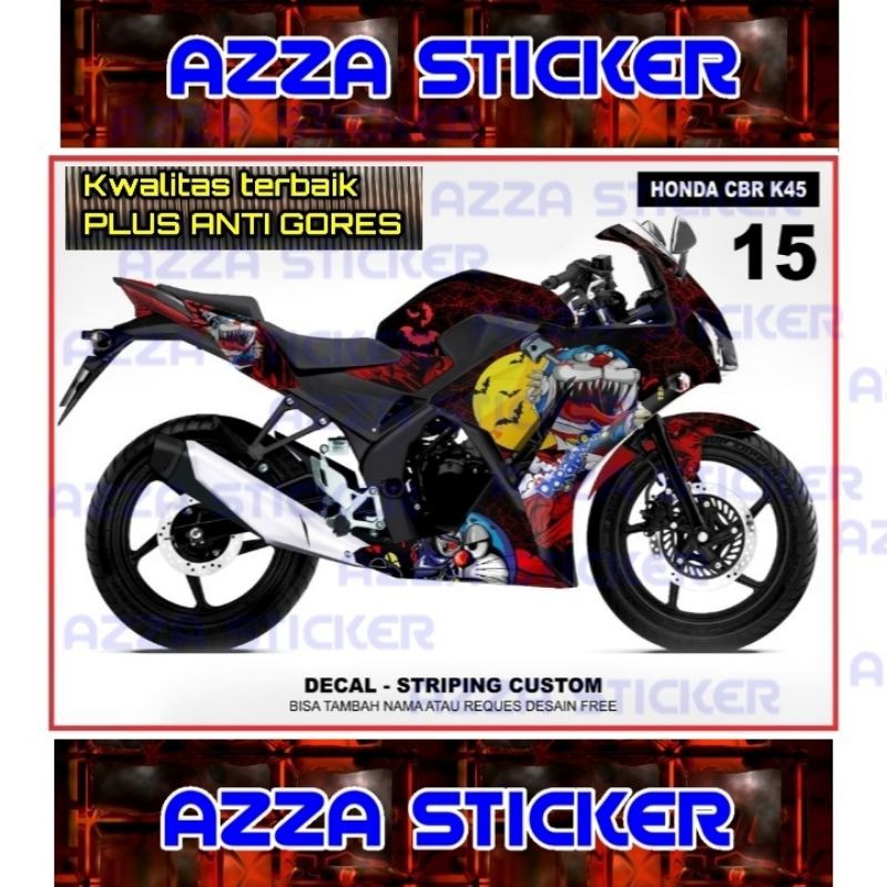 Sticker Striping Decal CBR150 K45 Full Body, Sticker Decal CBR150 K45 Full Body, Decal CBR150 K45 15