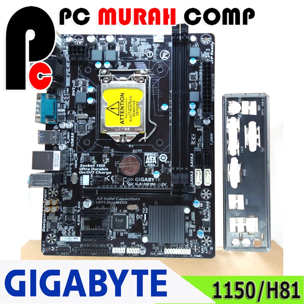 MOBO Intel LGA 1150 H81 ONBOARD Gigabyte