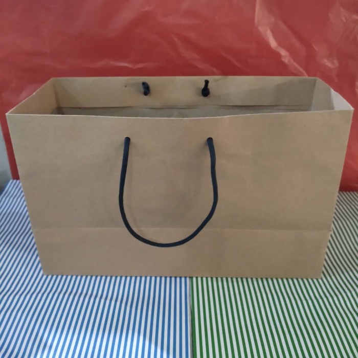 

✨ BISA COD ✨ tas kertas(paper bag)tas browmies L isi12 pcs