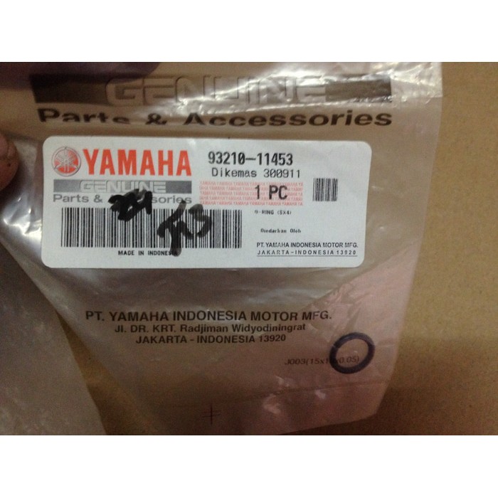 Oring Noken As Scorpio Original Yamaha 93210-11453