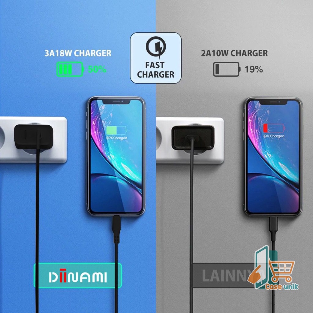 G20 DIINAMI 3A 18W Qualcomm QC3.0 Fast Charger Quick Charger Adaptor Ori GARANSI 1BULAN CS3596