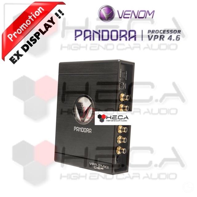 EX DISPLAY Second Contest VENOM Pandora VPR-2MKII Processor Prosesor 8Ch 8 Equalizer Digital DSP