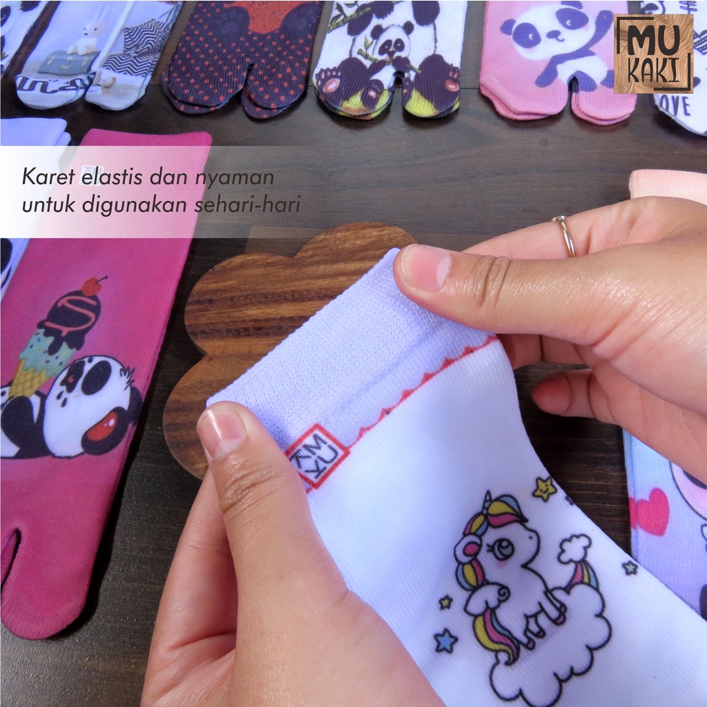 Kaos Kaki Jempol Anak Printing Karakter Murah Mukaki C