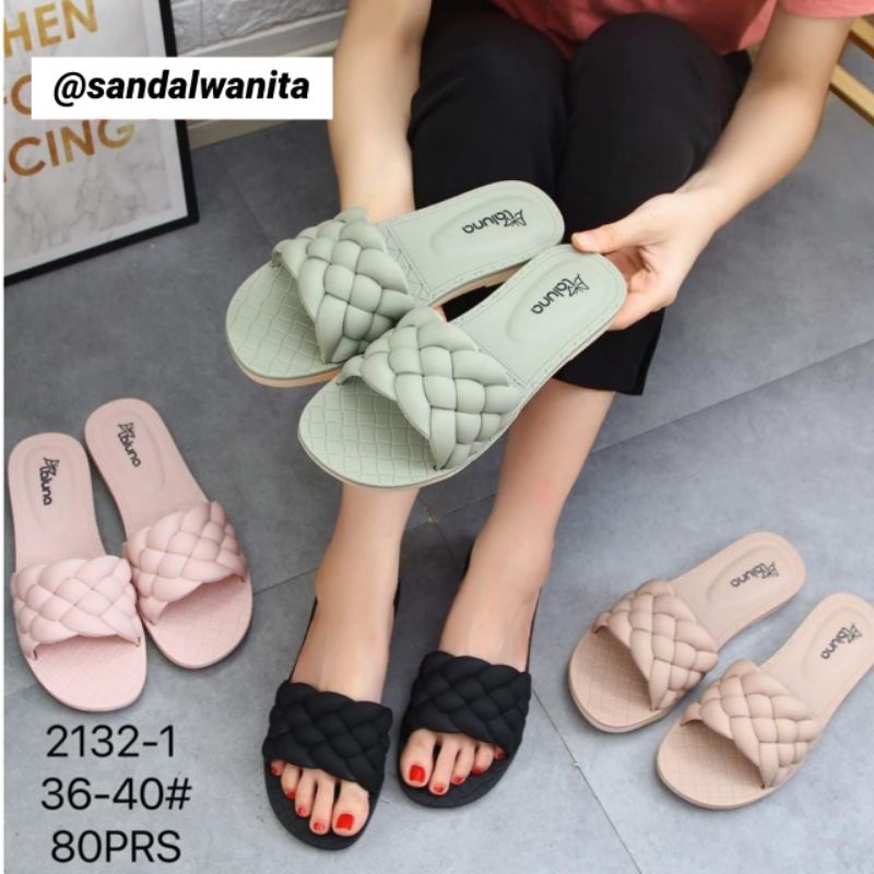 Sandal Jelly Wanita Slop 2063 , Hys new Karet Import