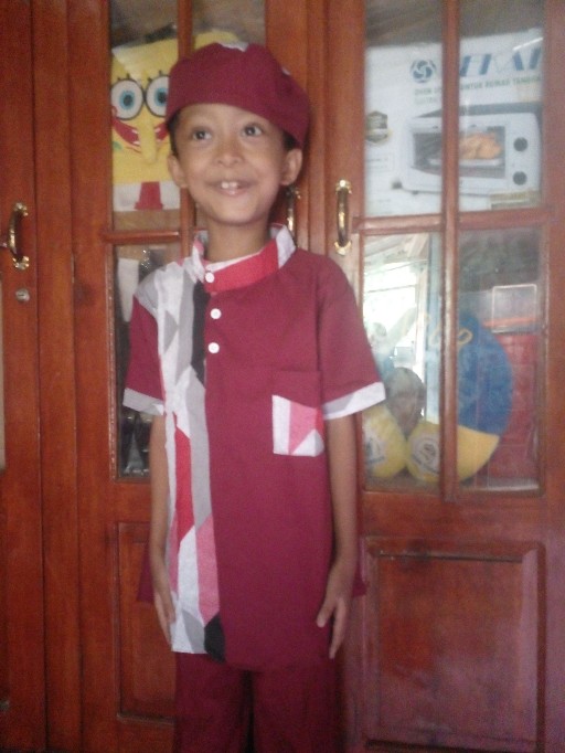 Koko Turki Anak Kombinasi Batik 1-7 Thn