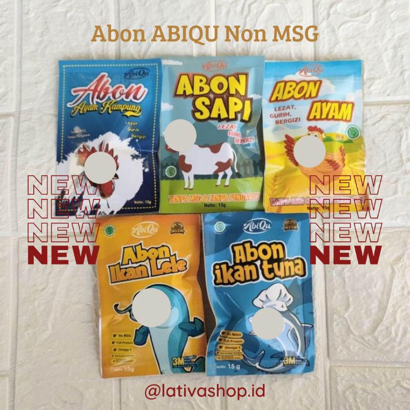 Abon MPASI Non MSG untuk Bayi dan Anak ABIQU