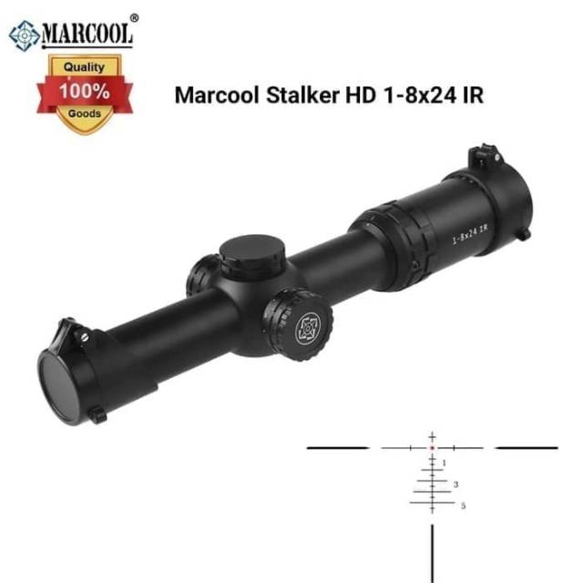 Telescope Teleskop Marcool Stalker HD 1-8x24 IR Marcool Buntung