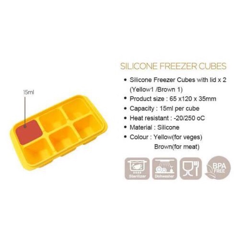 Mother’s Corn Silicone Freezer Cube 2pcs