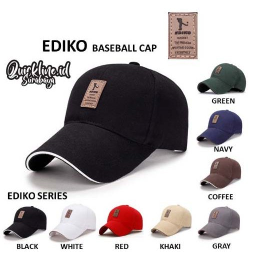 BASEBALL CAP : EDIKO - TOPI BASEBALL TOPI GOLF TOPI PRIA