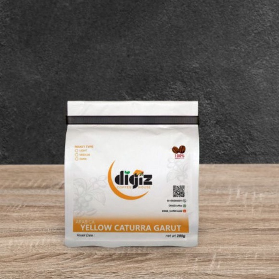 

Kopi Arabika Yellow Caturra Garut Natural 200gr Single Origin Biji/Bubuk