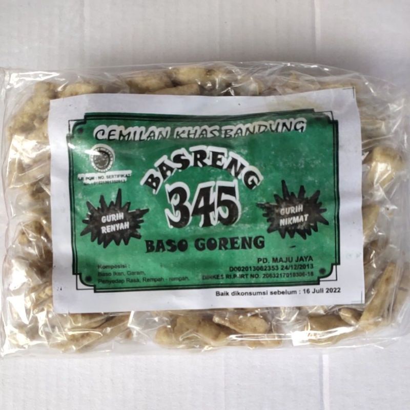 

Basreng 345 / Bakso ikan isi 24 rasa tidak pedes