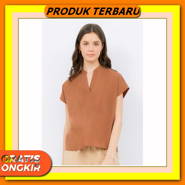 Blouse Wanita Baju Atasan Outfit Ootd Wanita Blouse Lengan Panjang Bukan Import Kekinian Terbaru Mus
