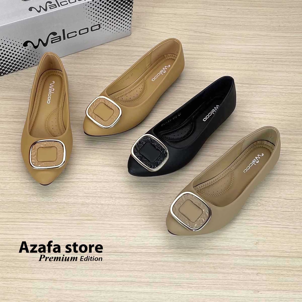 Walcoo Sepatu Flatshoes Wanita Import VILODENOVA