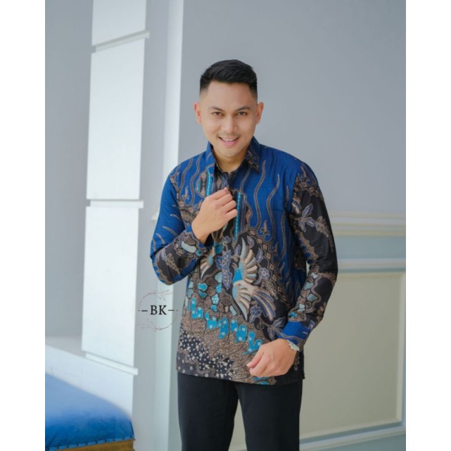 BAJU BATIK PRIA PREMIUM MOTIF TERLARIS BATIK ORI NS SOLOAN LENGAN PANJANG PENDEK BATIK JUMBO SLIMFIT