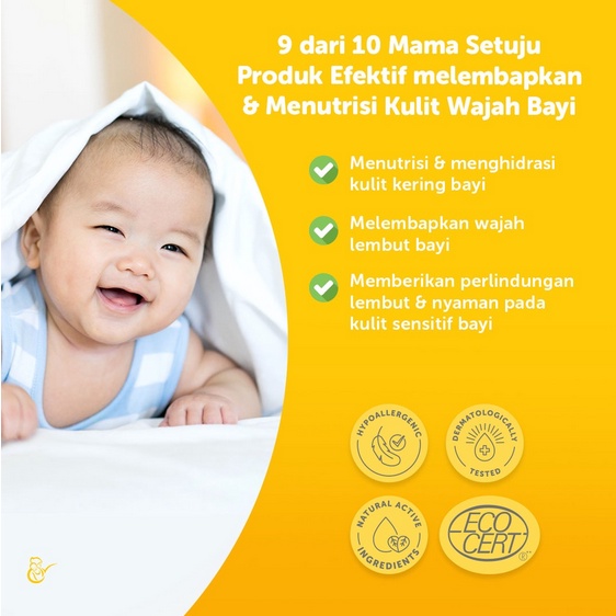 Baby Cream | Mama's Choice Baby Daily Nourishing Face Cream - Krim Wajah Bayi