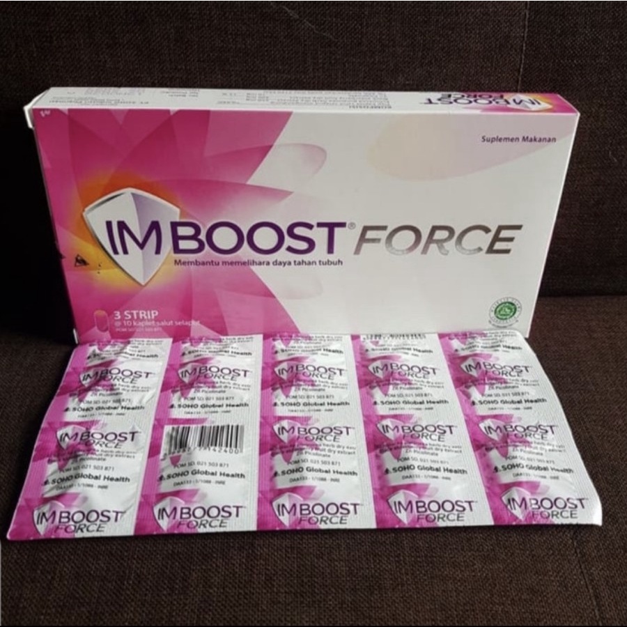 Best Seller!!! Imboost Force Caplet 1Strip Isi 10Tablet Terlaris