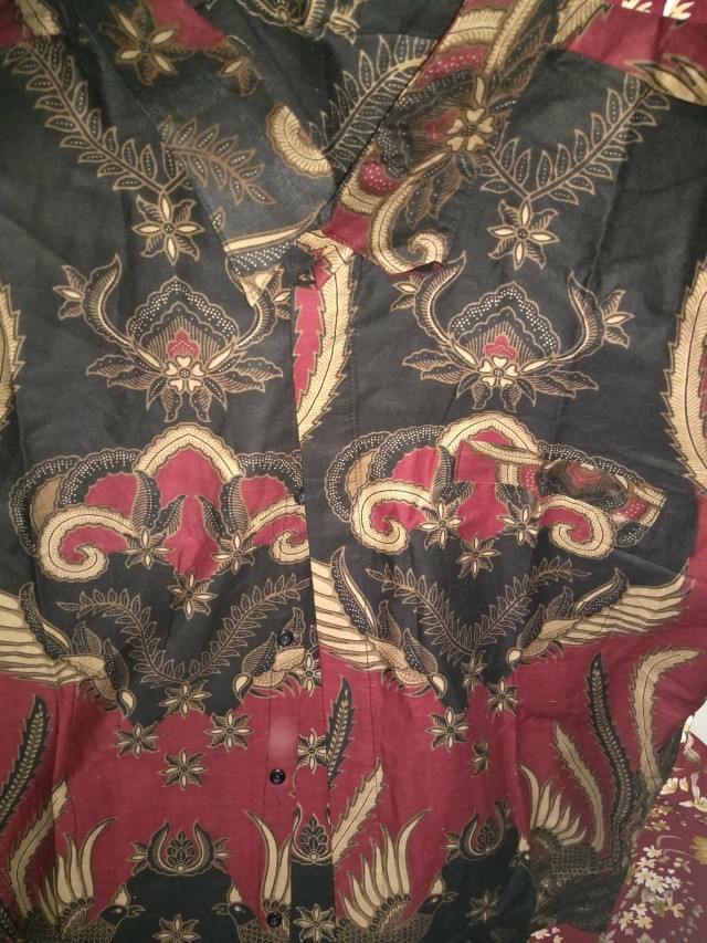 Baju Batik Pria  Lengan Pendek Slimfit Big Size M L Xl Atasan Kemeja Batik Lengan Panjang Original