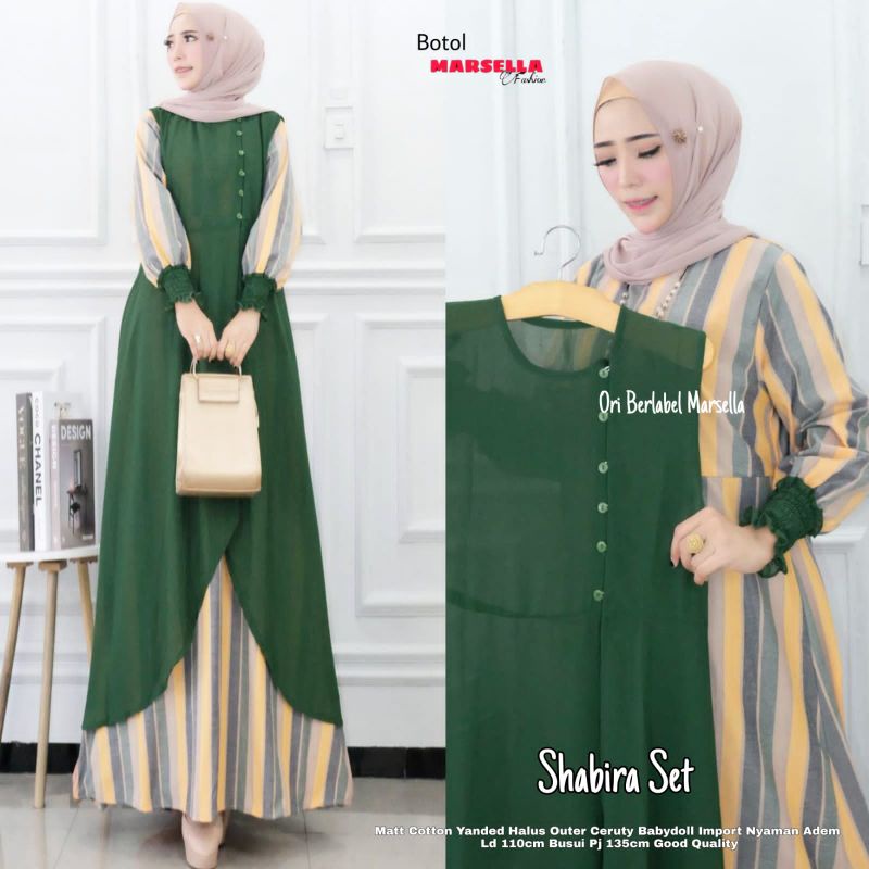 SHABIRA SET ORIGINAL PRODUK BY MARSELLA