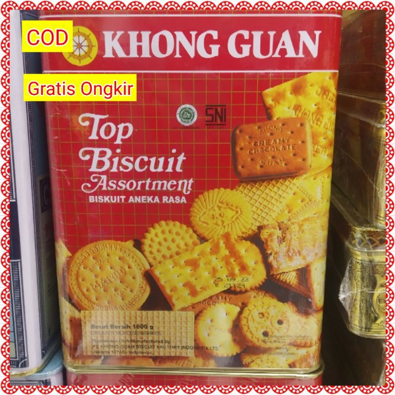 

Makanan Ringan Biskuit Kue Kering Cemilan Snack Kiloan Khong Guan Top Segi Biscuit Aneka Rasa