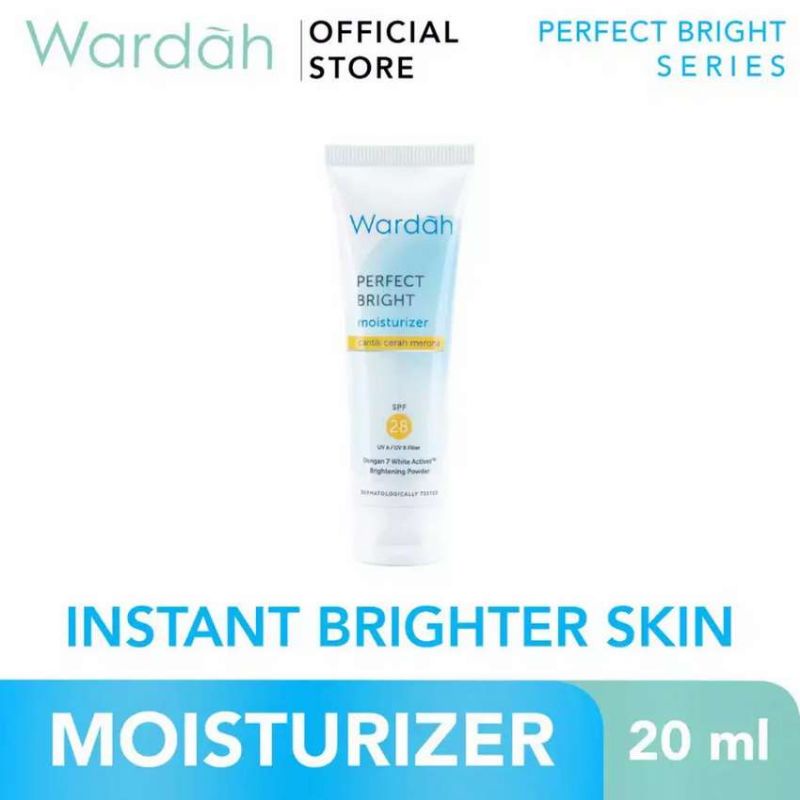 Wardah perpect bright moisturizer spf 28. 20ml