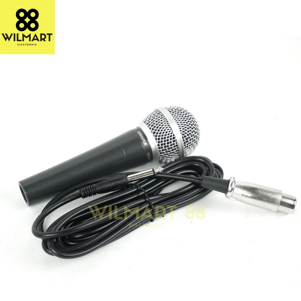 [✅COD] Mic Kabel SM-58 LC - Cardoid Dynamic (Tanpa On/Off)