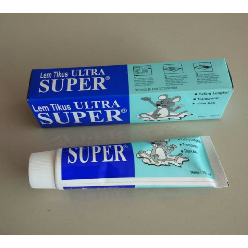 PROMO !!! Lem Tikus ULTRA SUPER 100 ML TUBE