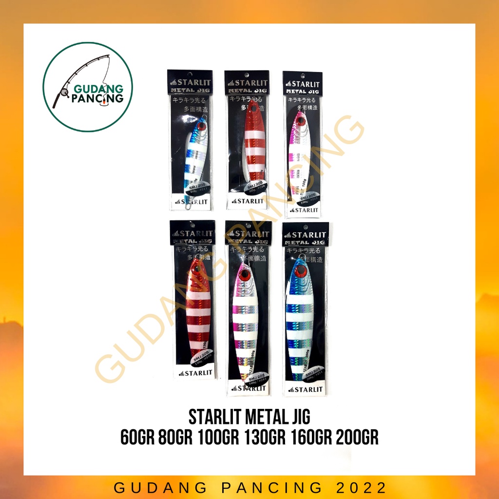 Umpan Pancing Starlit Metal jig 205 80gr 100gr