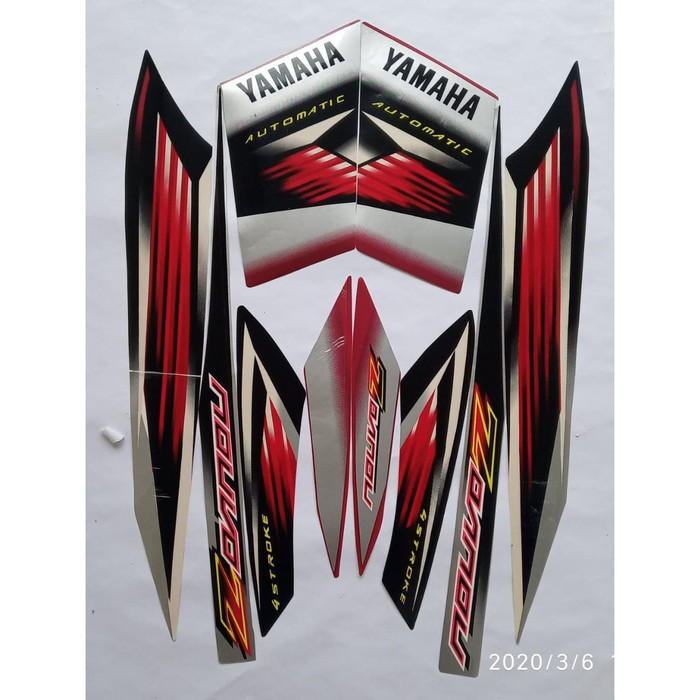 stiker striping yamaha nouvo z 2005 merah