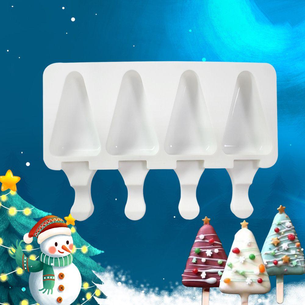Solighter Cetakan Es Krim Silikon Dapur Coklat Jelly Ice Lolly Maker