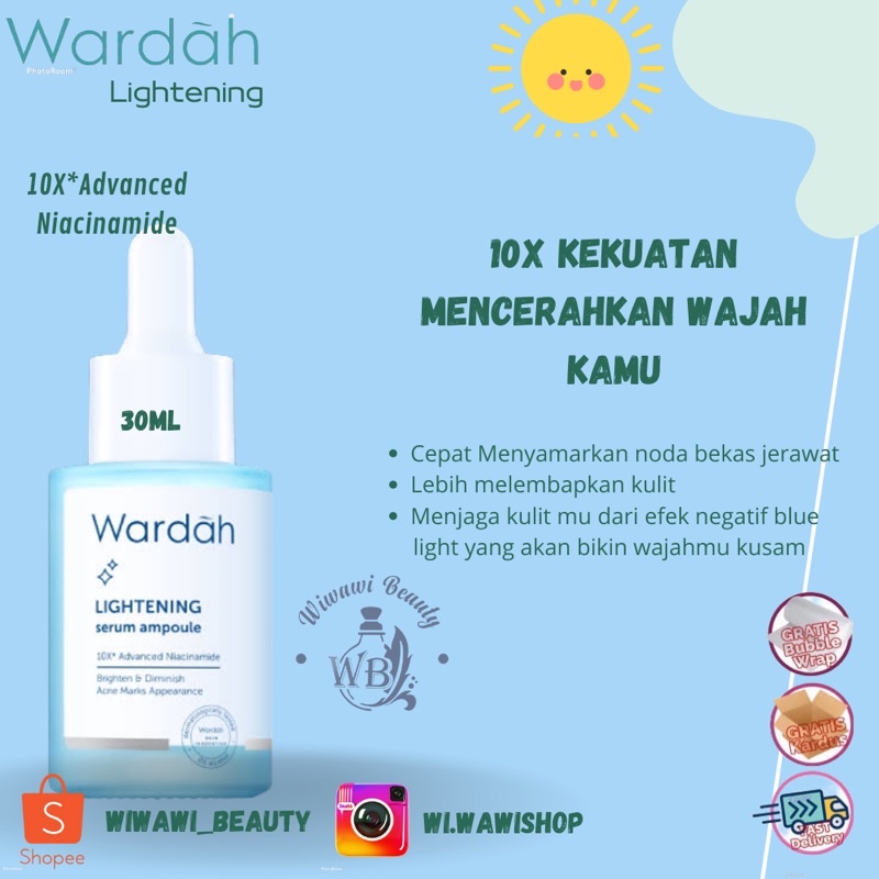 ~wb✨Wardah Lightening Serum Ampoule