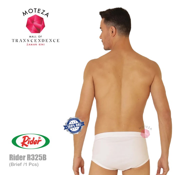 Celana Dalam Underwear Brief Pria Anti Bakteri - RIDER R 325 B - 1 pcs