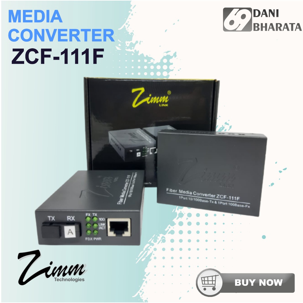 Media Converter MCF110 10 100 Mbps Zimmlink MCF-110 Ethernet fiber switch