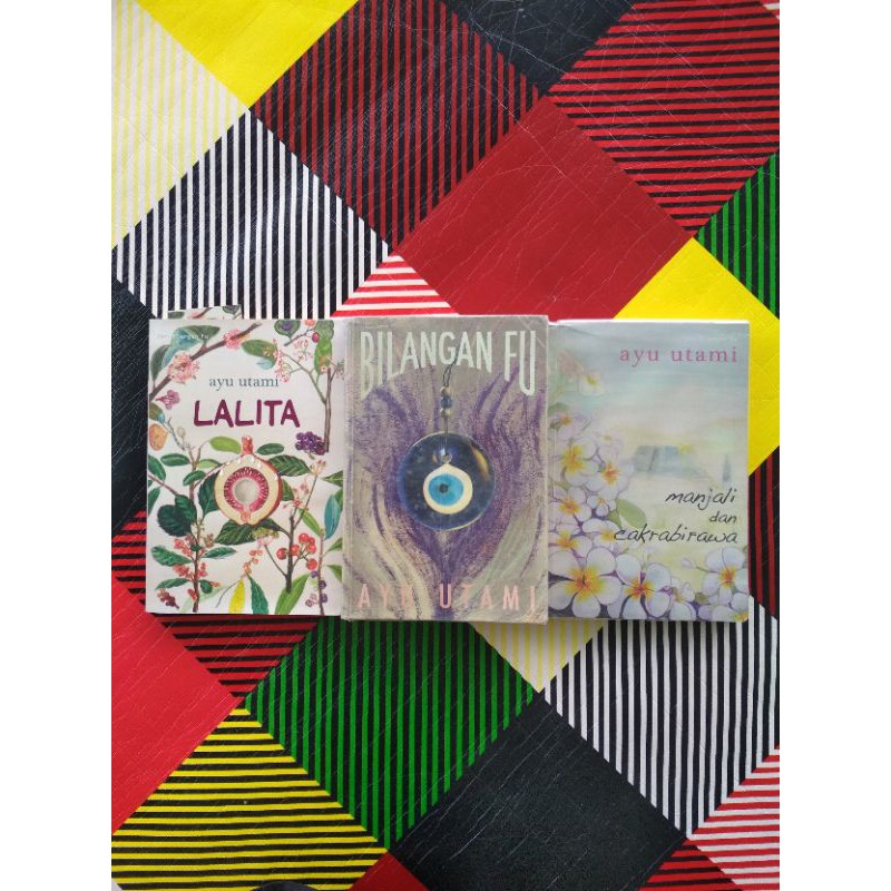 Novel Preloved Seri Bilangan Fu Manjali dan Cakrabirawa Lalita - Ayu Utami - Original Penerbit Resmi