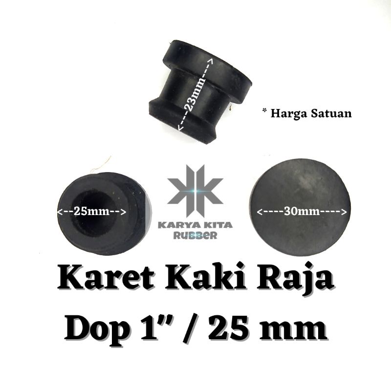 Jual Karet Kaki Raja Dop Diameter Mm Kaki Kursi Meja Rak Pipa