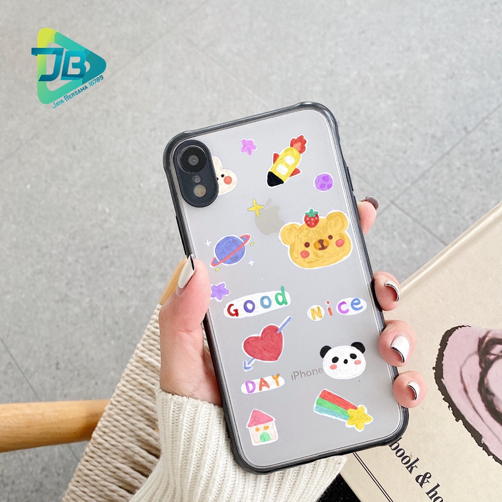 SOFTCASE CHOICE COKLAT ART OPPO VIVO XIAOMI SAMSUNG REALME IPHONE ALL TYPE JB5038