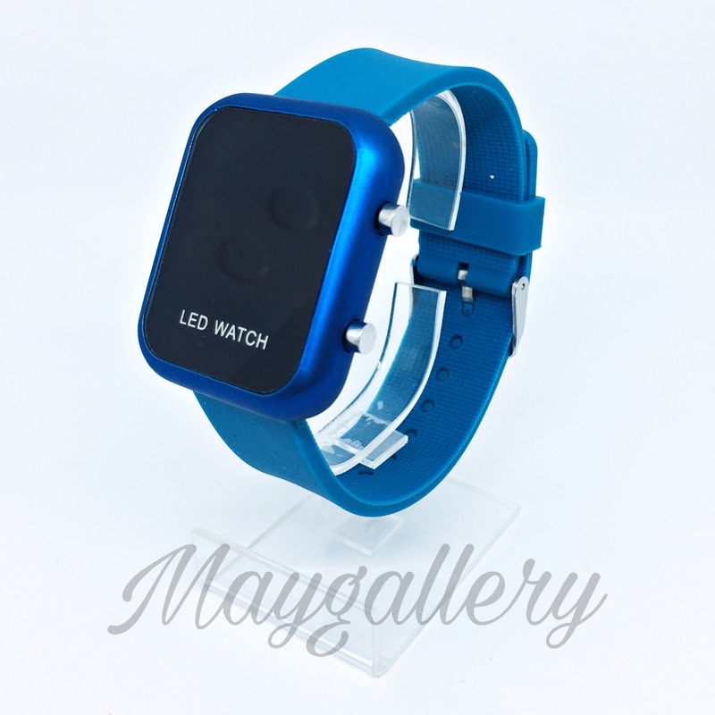 Jam Tangan Led Watch (Free Gift)-Hijau tua