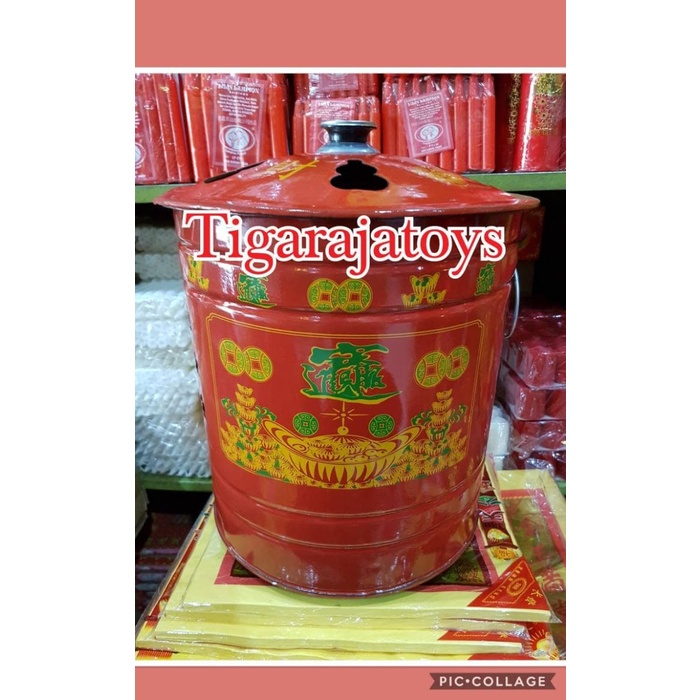 Kertas Sembahyang - Tong Sembahyang / Tong Bakar /Tempat Bakar Kertas Sembahyang Impor