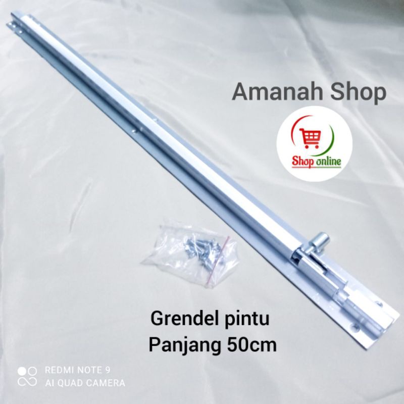 Grendel pintu Panjang 50cm 30cm TEBAL / Grendel kunci pintu Panjang 60cm / slot pengunci pintu