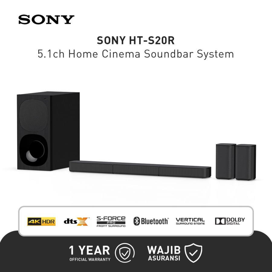 Sony HT-S20R Soundbar 5.1 Speaker