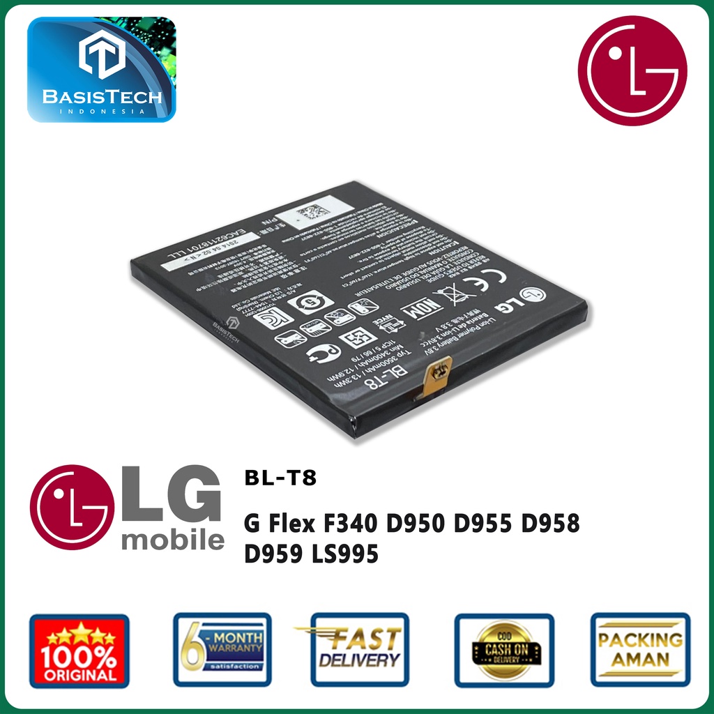 BATERAI LG G Flex F340 D950 D955 D958 D959 LS995 - BL-T8 - ORIGINAL QUALITY