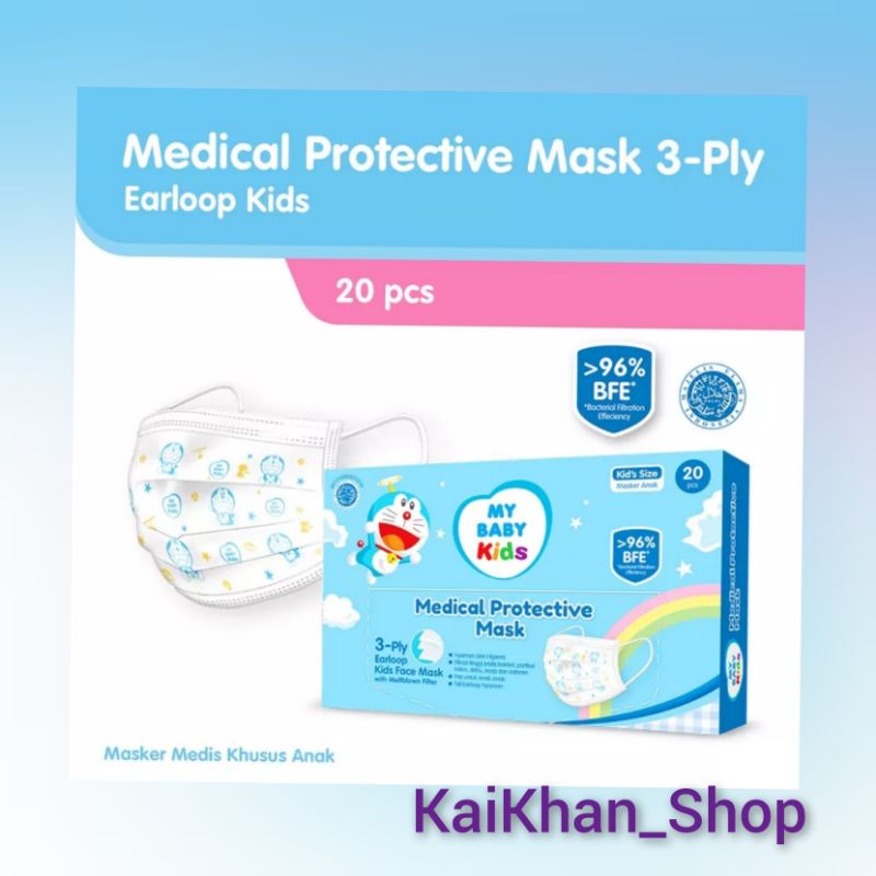 MY BABY Kids Medical Protective Mask [ Masker isi 20pcs ]