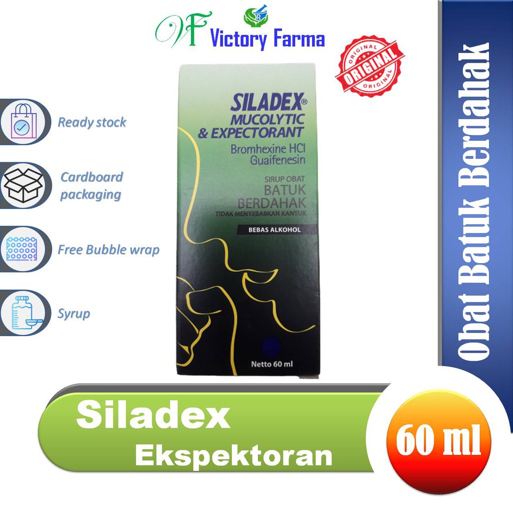 Siladex Batuk Berdahak Sirup 60 ml / Obat Batuk Berdahak