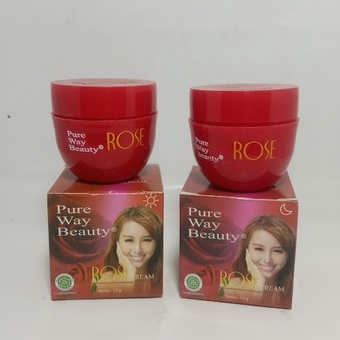 cream rose / krim rose siang krim rose malam / cream pure way beauty bpom
