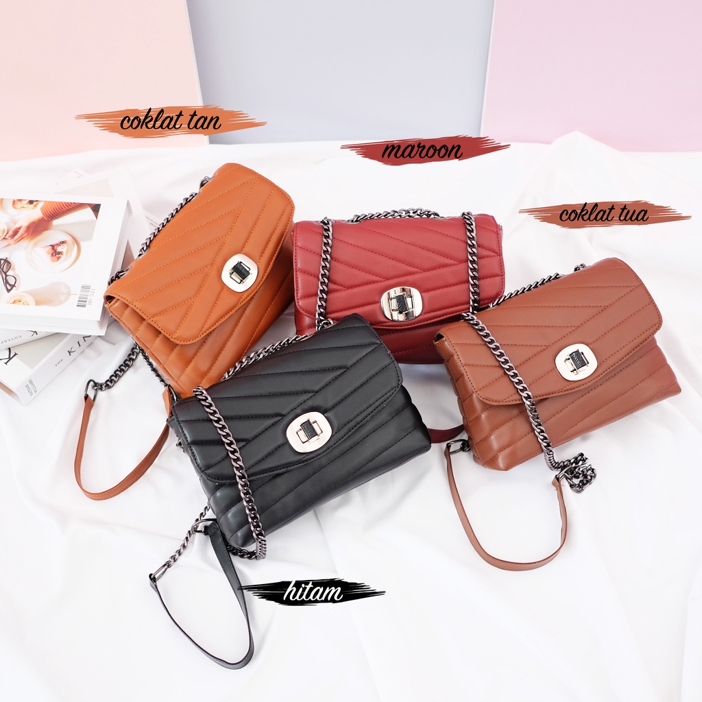 Slingbag Ammy Embos - Tas Selempang Wanita