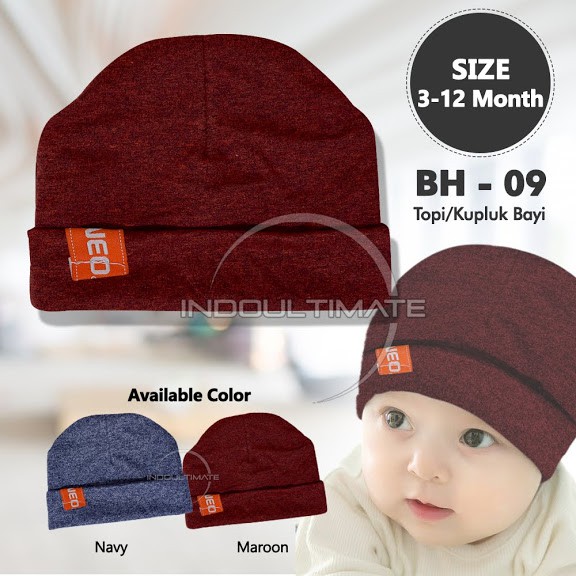 BH-09 Topi Bayi / Topi anak Casual / Baby Hat / Topi Anak / Kebutuhan Bayi / Kebutuhan Fashion Anak-3